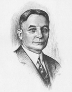 William Bennett Munro sketch in 1931