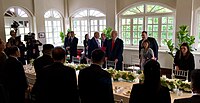 Working lunch during the DPRK–USA Singapore Summit