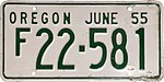 Номерной знак фермы Орегона 1955 года.jpg
