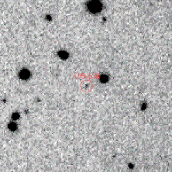 2002年8月22日にパロマー天文台によって撮影された(202421) 2005 UQ513のプレカバリー画像[1]。