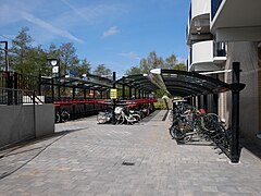 Veenendaal, Fahrradabstellanlage am Bahnhof Veenendaal West