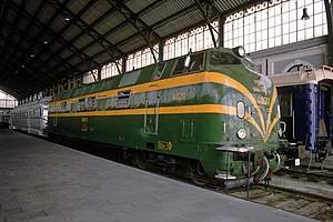 RENFE 340 020 (vorher 4020) im nationalen Bahnmuseum in Madrid