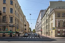 Вид на улицу с Московского проспекта