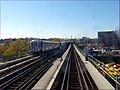 Un train R62A sur la ligne 7, en 2014