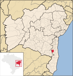 Itaju do Colônia – Mappa