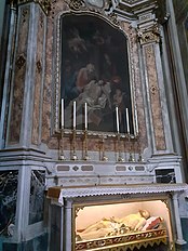 Baxìlica de San Nicolò (A Prìa), Atâ da Madonna Aduūrâ