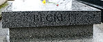 Tomb of Beckett at Cimetière de Montparnasse