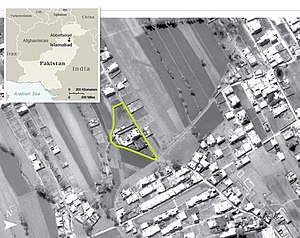 CIA aerial view Osama bin Laden compound Abbottabad.jpg