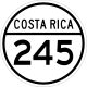 National Secondary Route 245 shield}}