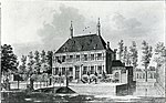 Nicolaes Geelvincks Landhaus Akerendam, eine Schilderung aus dem Jahre 1756, durch Cornelis Pronk