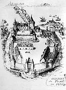 Le château de Pont-l'Abbé en 1400