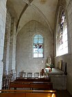 Chapelle d'angle nord, vue vers le nord.