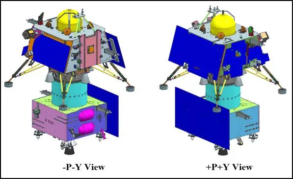 Ficheiro:Chandrayaan-3 Integrated Module - Views.webp