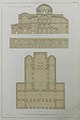 デムレの聖ニコラオス聖堂の平面・立面図