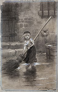 „Козет“, илюстрация на Емил Баяр от първото издание на романа