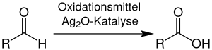 Reaktionsschema Delépine-Aldehydoxidation