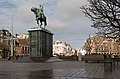 La Haye, la estatua ecuestre del rey Guillermo ll