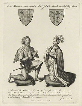 Описание леди Элеоноры и её второго мужа, Ричарда де Арундела. XVIII век.
