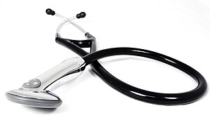 An electronic stethoscope.
