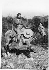 Emma Reh (1896-1982) was a science journalist for the Science Service in the 1920s and 1930s. Here she can be seen reporting on an archaeological site in Oaxaca for Science News. Emma Reh (1896-1982).jpg