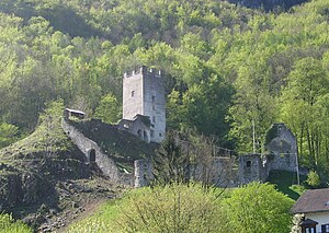 Burg Unter-Falkenstein aus östlicher Richtung