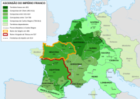 Localização de Reino Franco