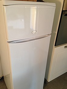 A fridge freezer.