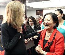 Gloria Steinem and Mazie Hirono