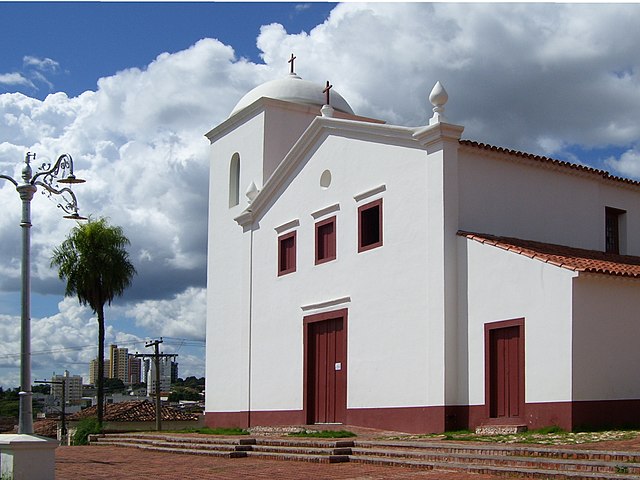 Igreja de Nossa Senhora do Rosário e Capela de São Benedito, Cuiabá, Mato Grosso, Brasil.