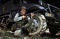 25 Infantryman in 1942 with M1 Garand, Fort Knox, KY