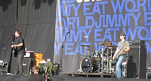 Jimmy Eat World performing in August 2007