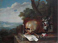 Vanitas s nápisem „Non remaneris“, 1727, Severočeská galerie Liberec