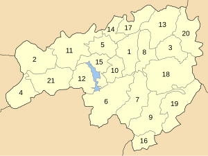 Location of Karditsa Prefecture Prefecture mun...