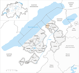 Gletterens – Mappa