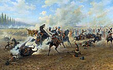 Кавалерийский бой на Макотовом поле. Эпизод Польского восстания 1830 года.
