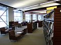 Keswick branch's interior allows natural light.