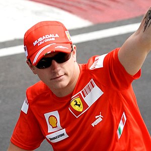 Kimi Räikkönen at the 2008 Canadian Grand Prix.