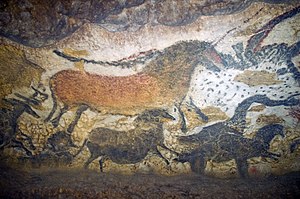 English: Reproductions of some Lascaux artwork...