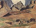 Durmitor - Dobri do, avgust 1934, akvarel, 223 x 288 mm