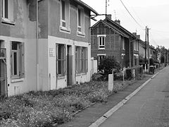 Des habitations en attente de démolition.