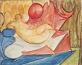 Reclining Female Nude, c.1922