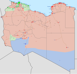 Гражданская война в Ливии Январь 2020.svg