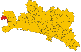 Tiglieto – Mappa