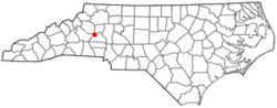 Location in the U.S. state of North Carolina