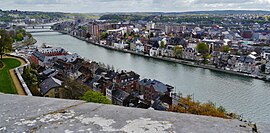 Namur Blick von der Zitadelle auf die Maas 11.jpg
