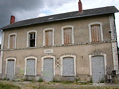 Bâtiment voyageurs avant rénovation.