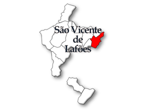 Localização no município de Oliveira de Frades