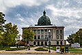 West (front) side of the courthouse in 2016