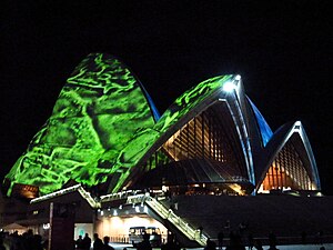 English: Sydney Opera House Luminous @ Vivid f...