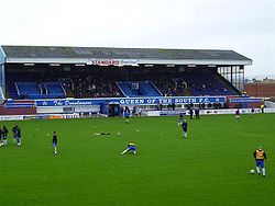 Palmerston Park main stand.JPG